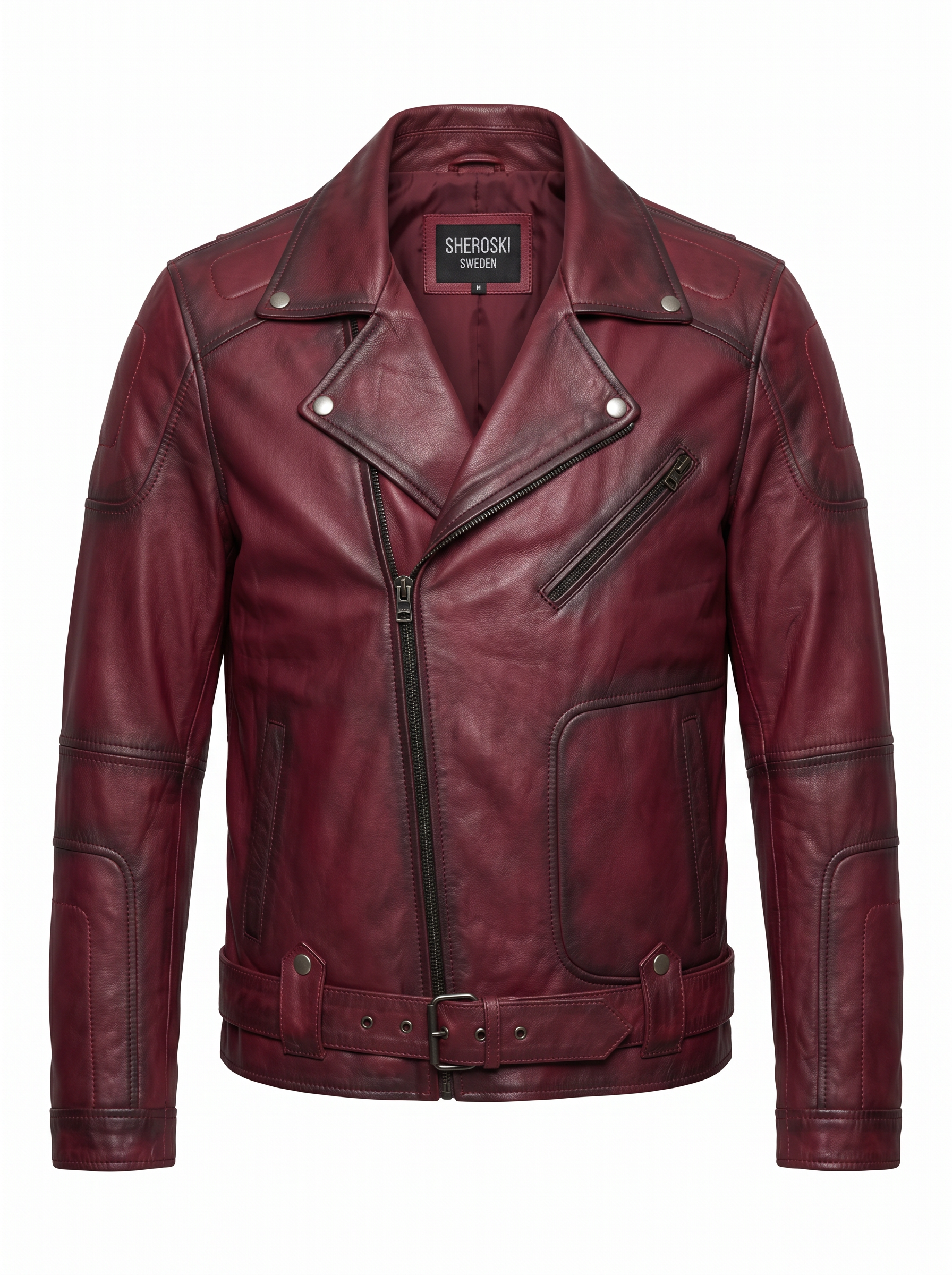 Sheroski Lambskin Biker Jacket