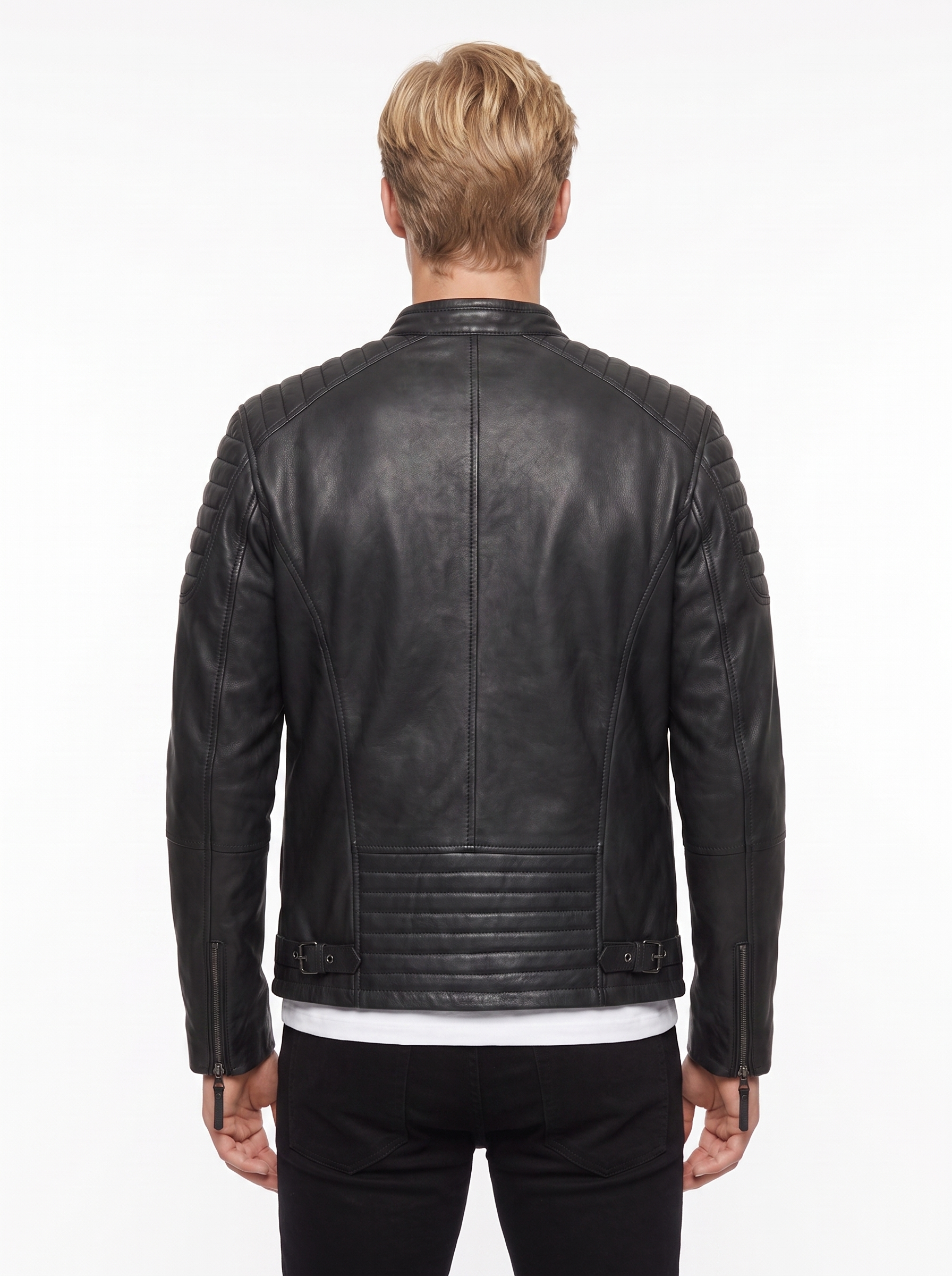 Maverick Black Lambskin Jacket