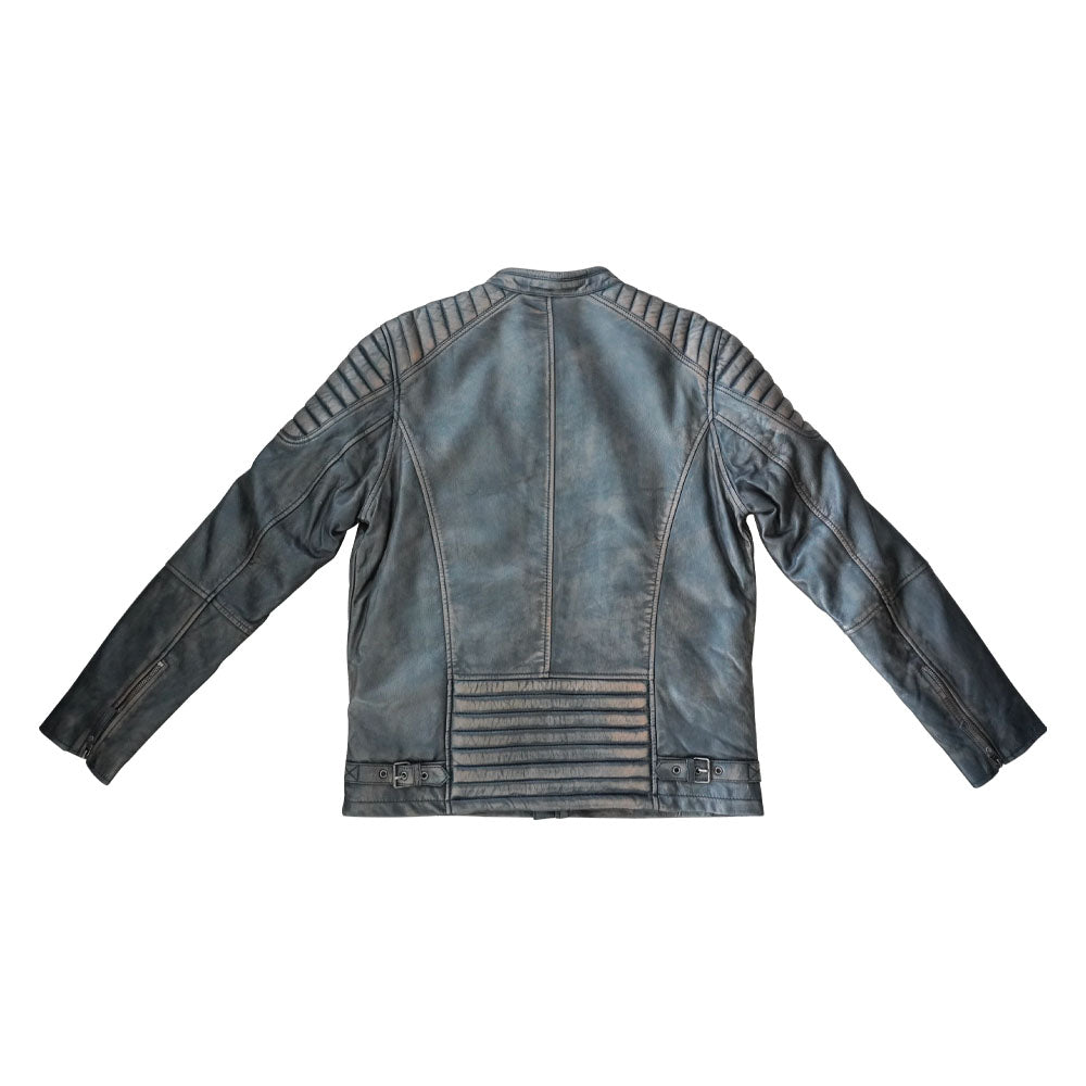 Maverick Russet Brown Lambskin Jacket